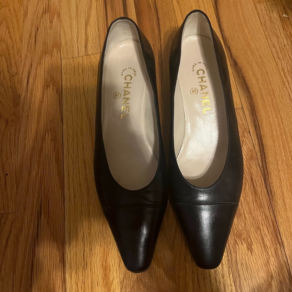 Chanel Block Heel